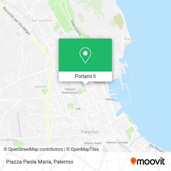 Mappa Piazza Paola Maria