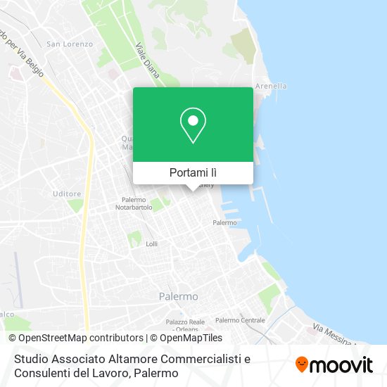 Mappa Studio Associato Altamore Commercialisti e Consulenti del Lavoro