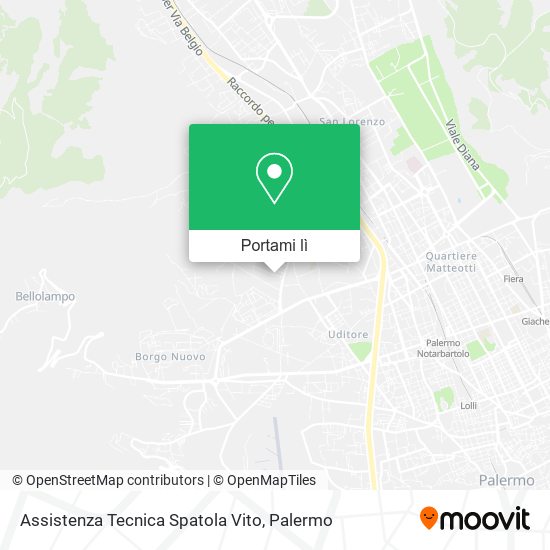 Mappa Assistenza Tecnica Spatola Vito