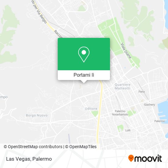 Mappa Las Vegas