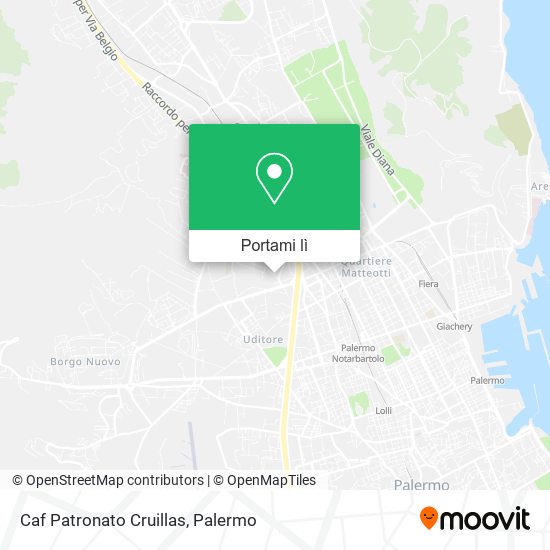 Mappa Caf Patronato Cruillas