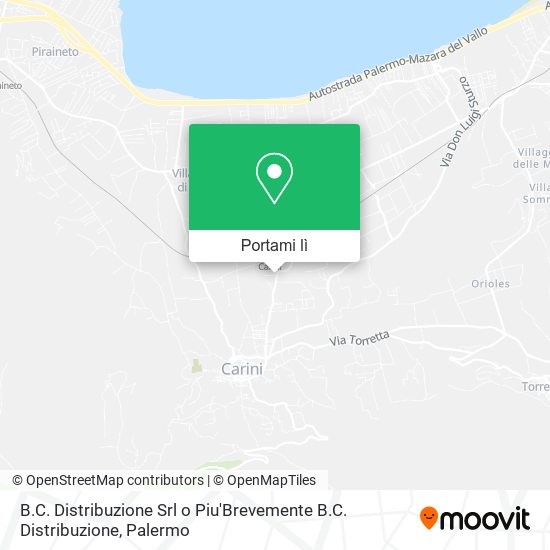Mappa B.C. Distribuzione Srl o Piu'Brevemente B.C. Distribuzione