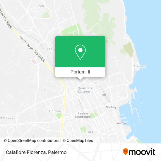 Mappa Calafiore Fiorenza