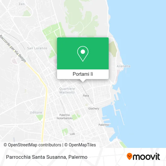 Mappa Parrocchia Santa Susanna