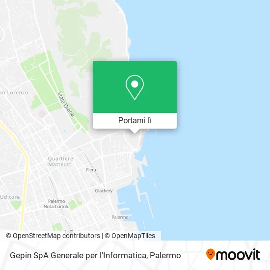 Mappa Gepin SpA Generale per l'Informatica