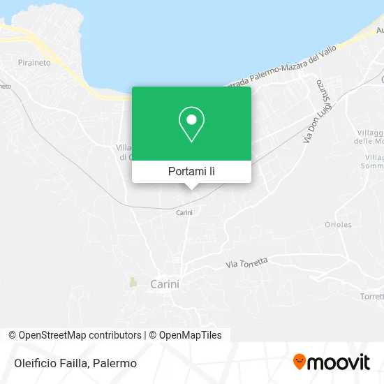 Mappa Oleificio Failla