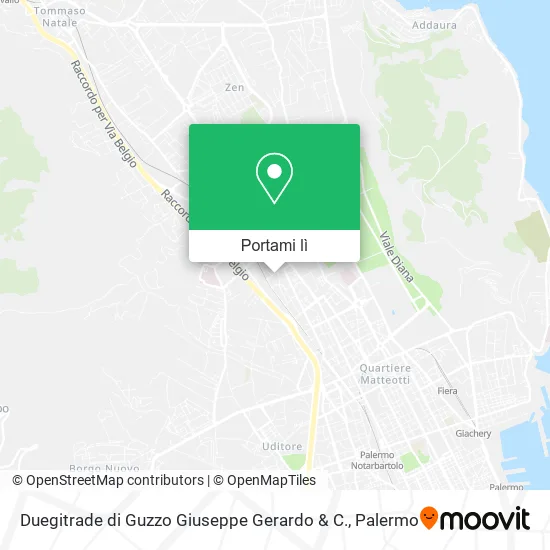 Mappa Duegitrade di Guzzo Giuseppe Gerardo & C.