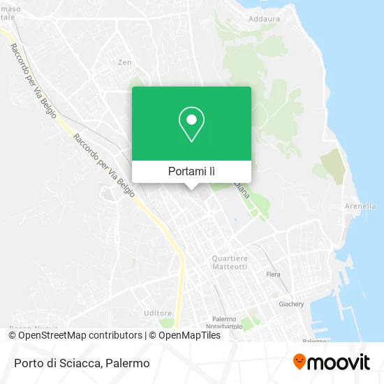 Mappa Porto di Sciacca