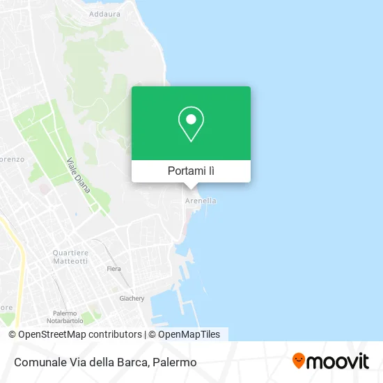 Mappa Comunale Via della Barca