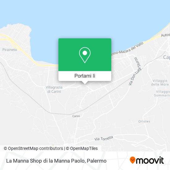 Mappa La Manna Shop di la Manna Paolo