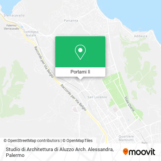 Mappa Studio di Architettura di Aluzzo Arch. Alessandra