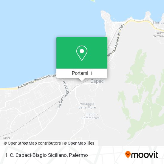 Mappa I. C. Capaci-Biagio Siciliano