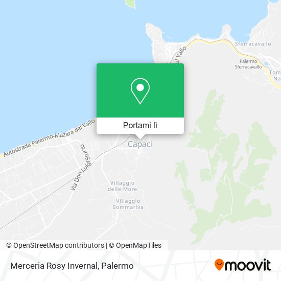Mappa Merceria Rosy Invernal