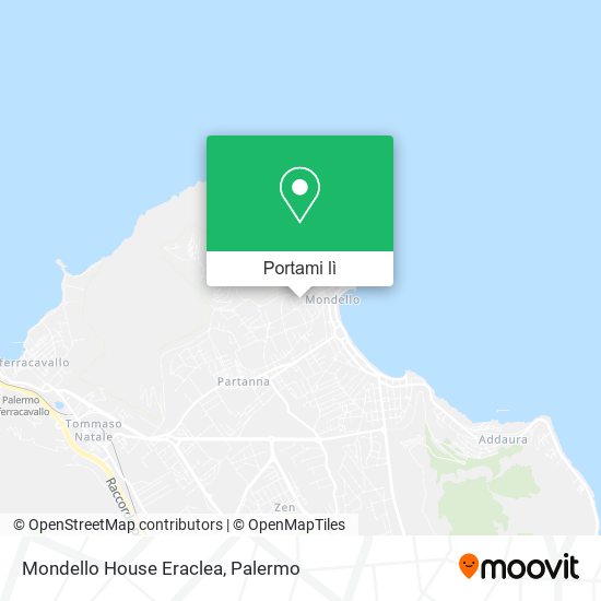 Mappa Mondello House Eraclea