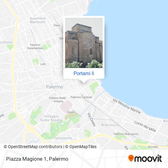 Mappa Piazza Magione 1