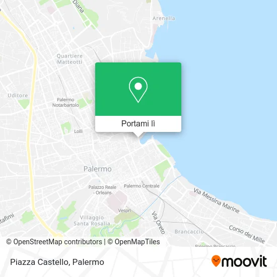 Mappa Piazza Castello