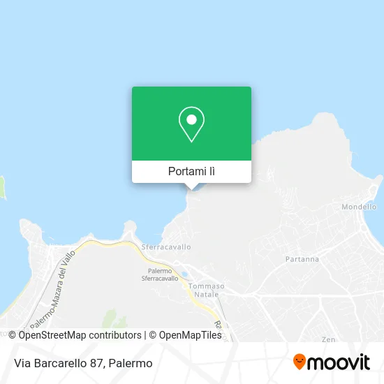 Mappa Via Barcarello  87