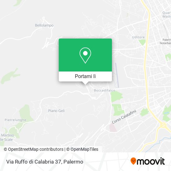 Mappa Via Ruffo di Calabria  37