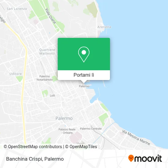Mappa Banchina Crispi