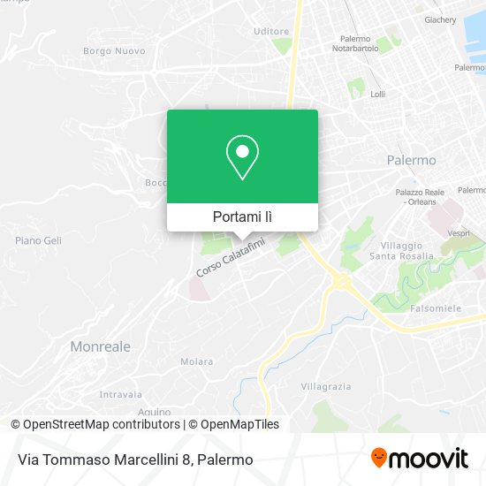 Mappa Via Tommaso Marcellini 8