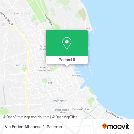 Mappa Via Enrico Albanese 1