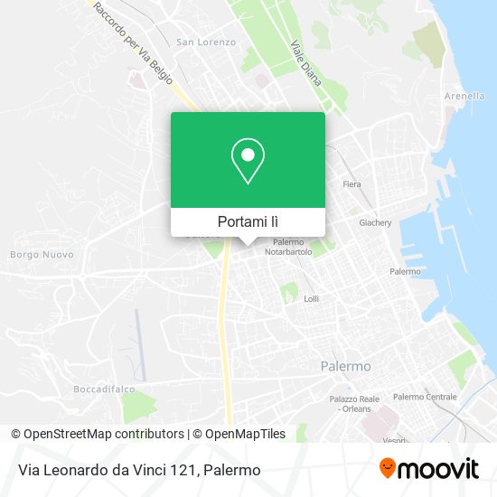 Mappa Via Leonardo da Vinci 121