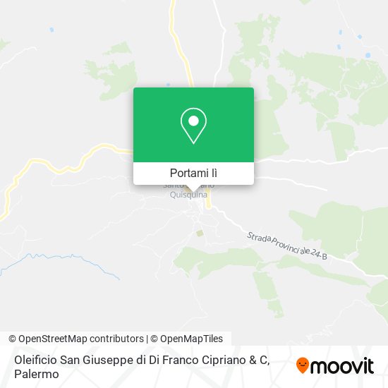Mappa Oleificio San Giuseppe di Di Franco Cipriano & C