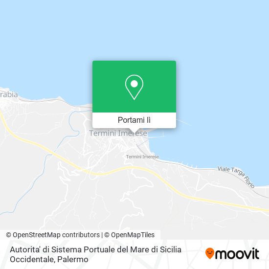 Mappa Autorita' di Sistema Portuale del Mare di Sicilia Occidentale