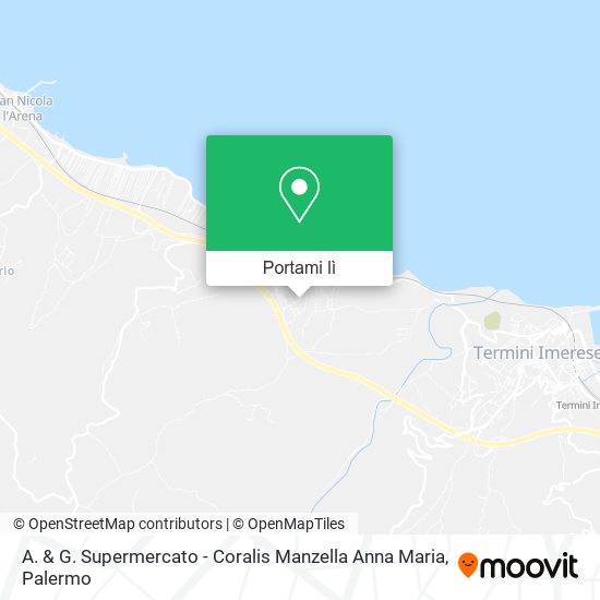Mappa A. & G. Supermercato - Coralis Manzella Anna Maria