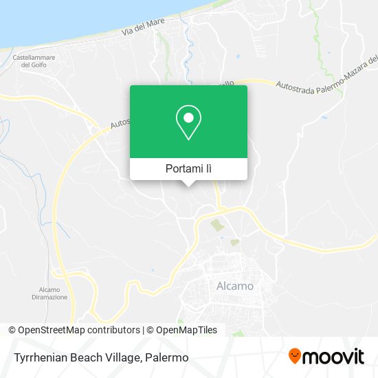 Mappa Tyrrhenian Beach Village