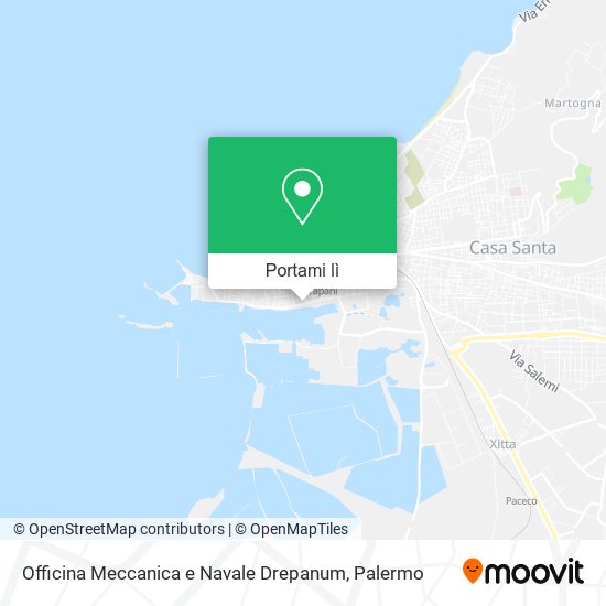 Mappa Officina Meccanica e Navale Drepanum