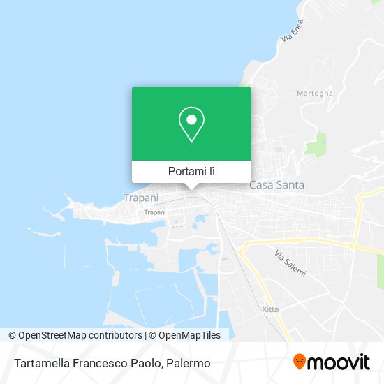 Mappa Tartamella Francesco Paolo