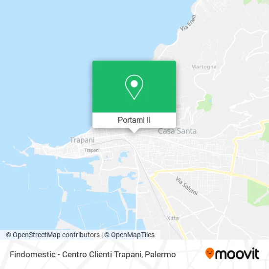 Mappa Findomestic - Centro Clienti Trapani
