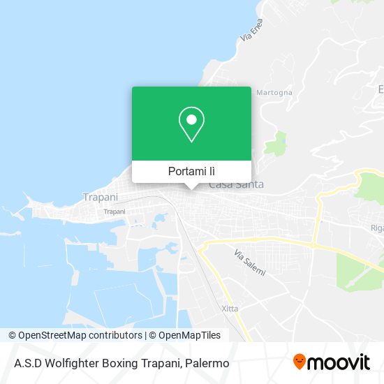 Mappa A.S.D Wolfighter Boxing Trapani