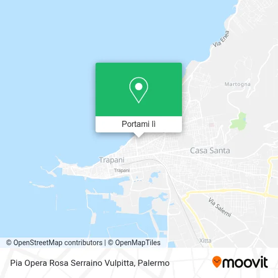 Mappa Pia Opera Rosa Serraino Vulpitta