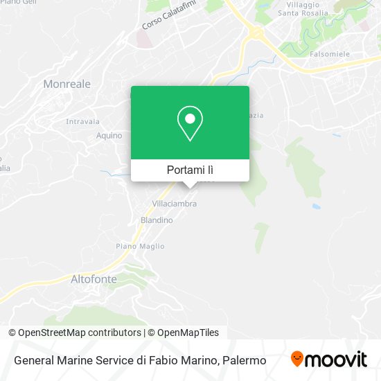 Mappa General Marine Service di Fabio Marino