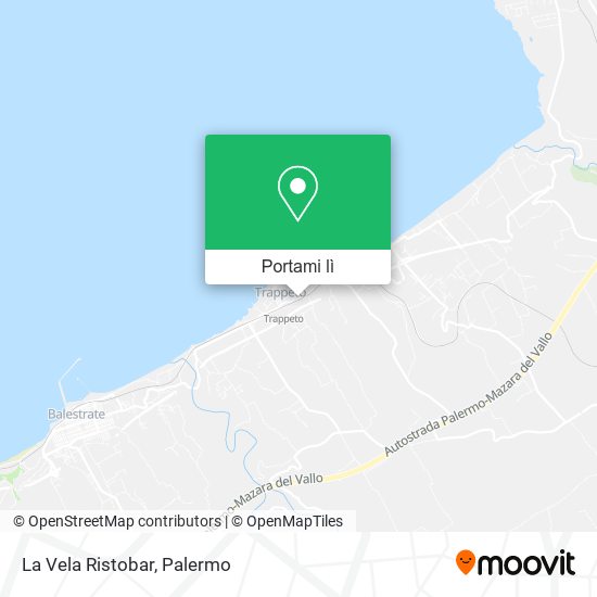 Mappa La Vela Ristobar