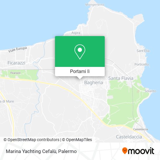 Mappa Marina Yachting Cefalù
