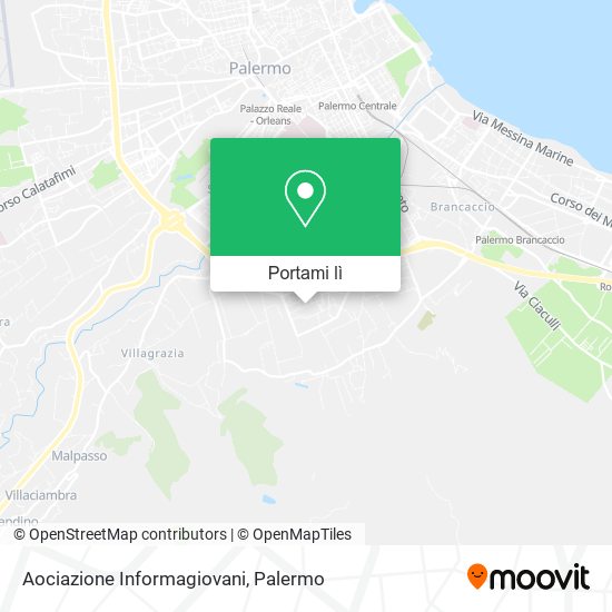 Mappa Aociazione Informagiovani