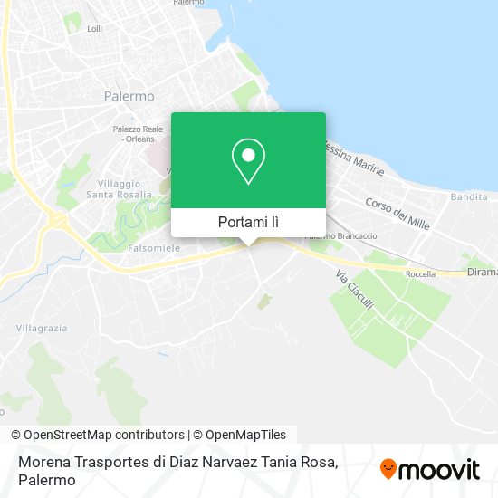 Mappa Morena Trasportes di Diaz Narvaez Tania Rosa
