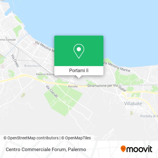 Mappa Centro Commerciale Forum
