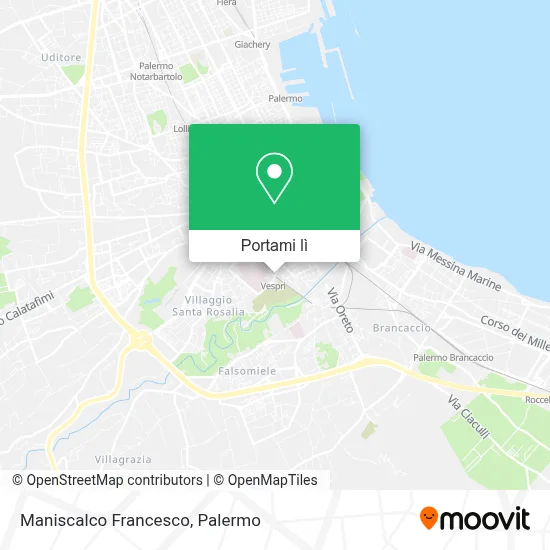 Mappa Maniscalco Francesco