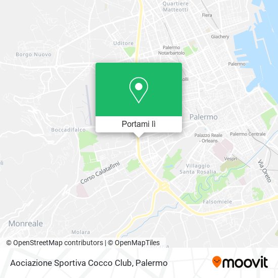 Mappa Aociazione Sportiva Cocco Club