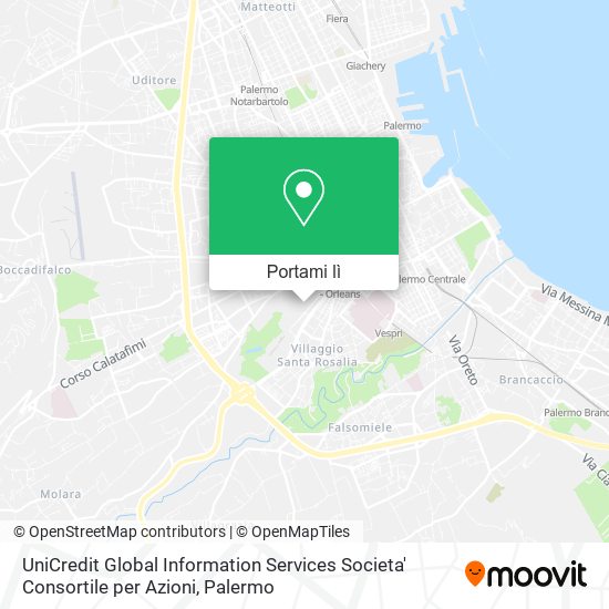 Mappa UniCredit Global Information Services Societa' Consortile per Azioni