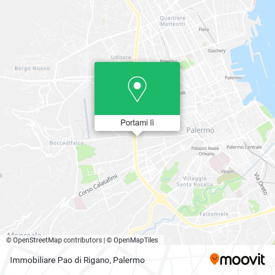 Mappa Immobiliare Pao di Rigano