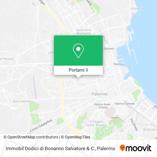 Mappa Immobil Dodici di Bonanno Salvatore & C.