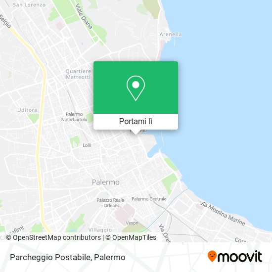 Mappa Parcheggio Postabile