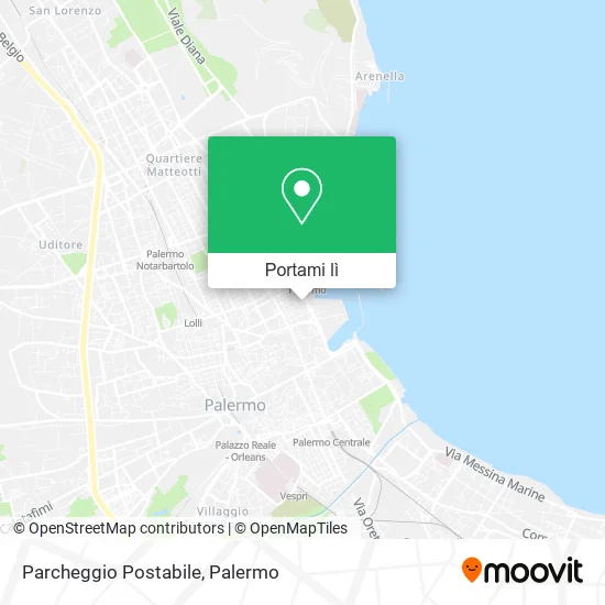 Mappa Parcheggio Postabile