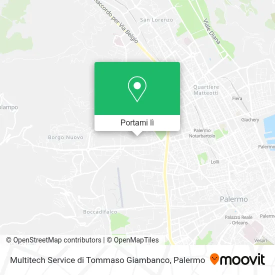 Mappa Multitech Service di Tommaso Giambanco