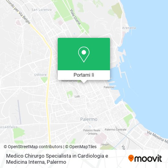 Mappa Medico Chirurgo Specialista in Cardiologia e Medicina Interna